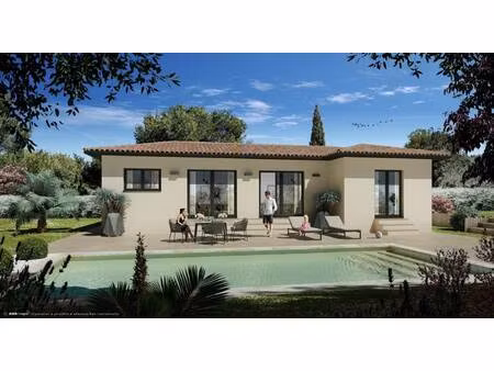 terrain avec maison neuve à vendre