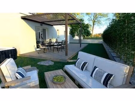 terrain avec maison neuve à vendre