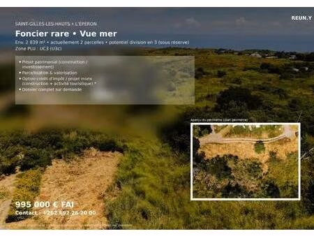 terrain constructible à vendre