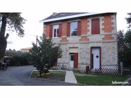 meublé 2 pièces 27m2 rdc maison + jardin non clos