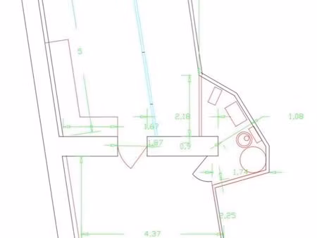 appartement t2 meublé - neuf - centre village