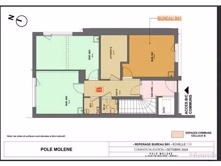 bureau / salle de consultation accessible pmr