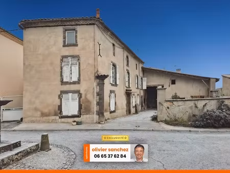 maison de village à rénover – vassel (5 min de vertaizon) - cour - grange