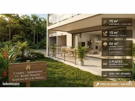 beau volume t3 les rives du mahury