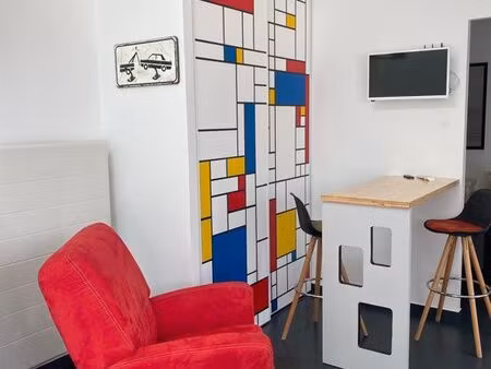 studio meublé 20 m²