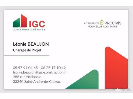 terrain 954 m² aubie et espessas