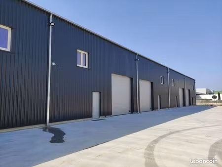 local neuf 265 m² - entrepôt et bureau - vendargues (a9) entrepôt industriel  local d'acti