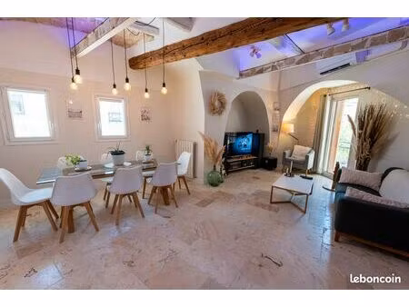 maison de ville de charme 104 m² habitables – centre historique de gigean – 3 chambres – g