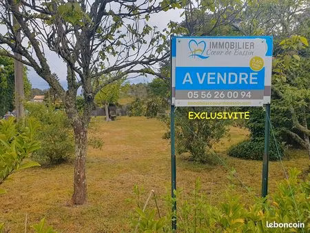 terrain 374 m² lanton