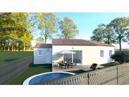 terrain avec maison neuve à vendre