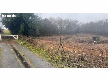 terrain de 980 m2 à usage de jardin avec abri cadastré de 7m x 3m