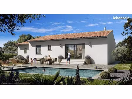 terrain avec maison neuve à vendre