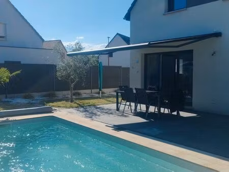 maison moderne 2020 – 3 chambres – cuisine ouverte – piscine au sel – chauffage au sol – d