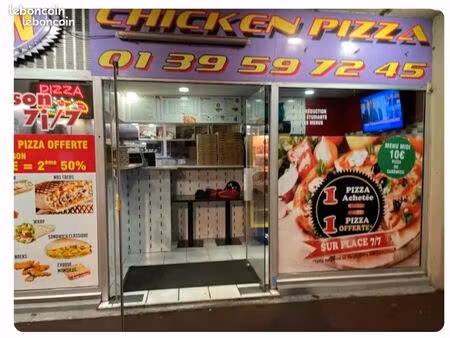 fond de commerce pizzeria