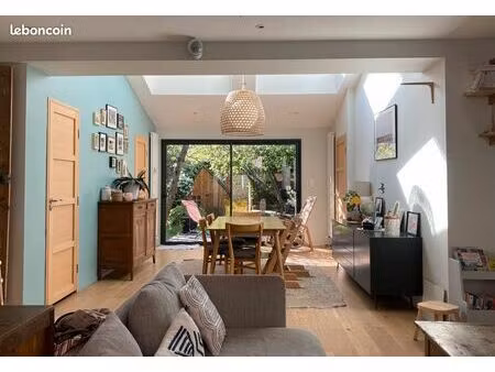 maison 114 m² – 3 chambres + bureau – jardin – rouen rive gauche (saint-clément)