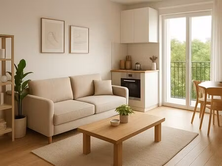 appartement 2 pièces 44 m²