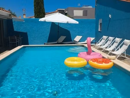 villa piscine 250 m plage