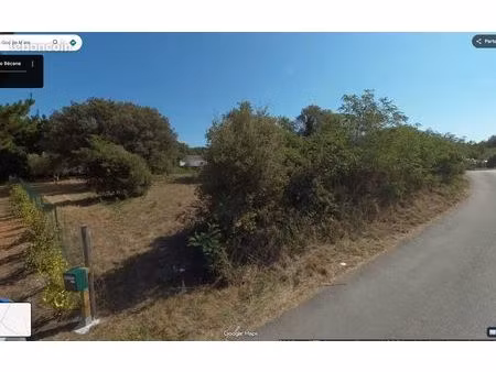 terrain constructible à 70% de 870 m² – île d’yeu (ker bossy) – exposition sud – emplaceme