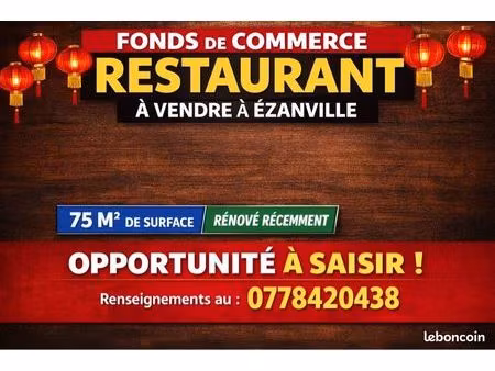 restaurant à vendre