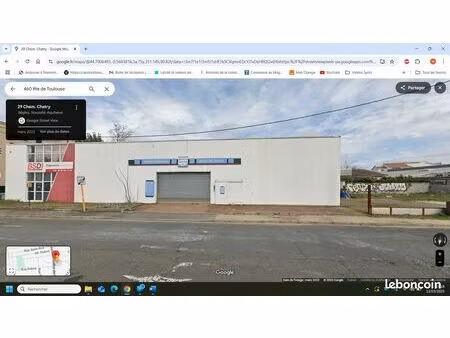 local commercial de 270m2 etg 50m2 sur parcelle 677m2