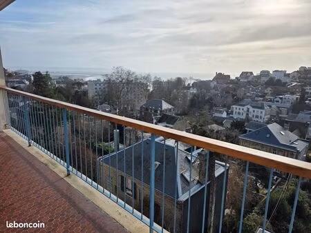 sainte adresse centre - magnifique appartement avec vue panoramique mer et ville