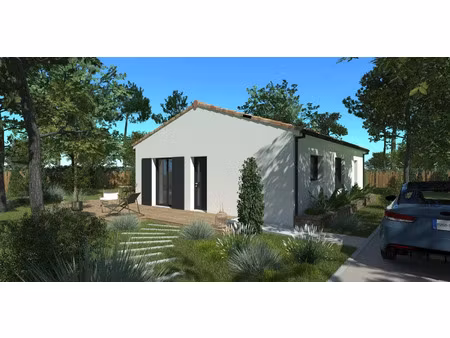 vente maison à construire 70 m² abzac (33230)