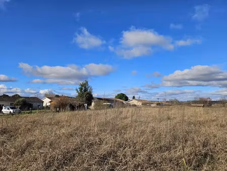 vente terrain à construire 750 m² saint-pierre-de-mons (33210)