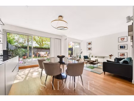 nortier / chezy - superbe appartement de 73m2 en rez-de-jardin