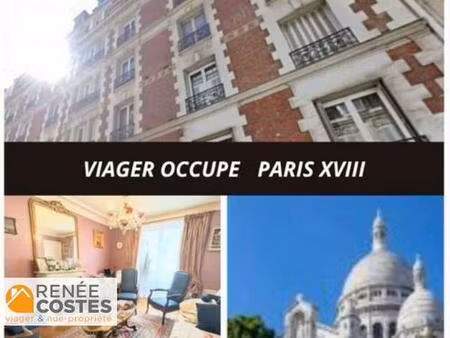 viager occupé - f71 ans - paris (75018)