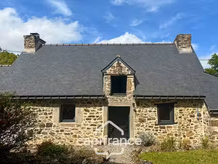 longère en pierre rénovée – 7 600 m² de terrain – hangar de plus de 300 m² – kergrist  pro