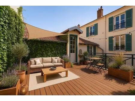 maison de ville avec terrasse et rooftop - hypercentre du vésinet