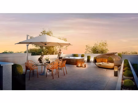 appartement caen - terrasse 72 m2 + parking