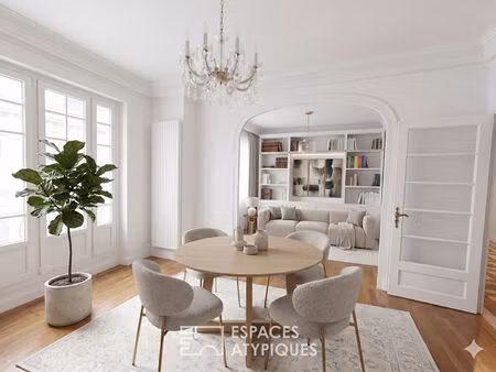 appartement à rénover à championnet dans une copropriété intimiste