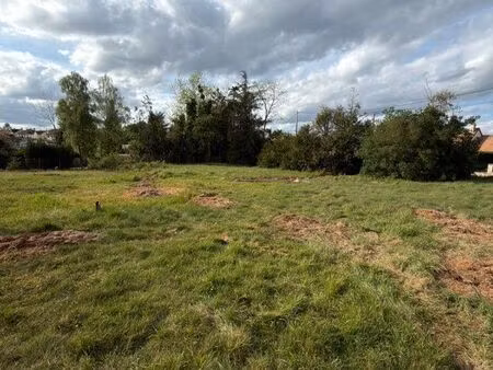 terrain constructible 1265m2 - plat  rectangulaire  réseaux en limite - duneau