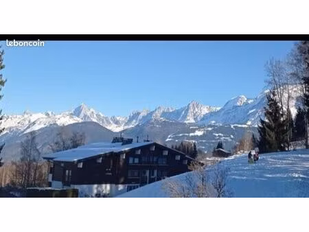 studio combloux vue mont blanc