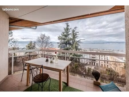 t2 lumineux proche de l'embarcadère avec vue panoramique sur le lac