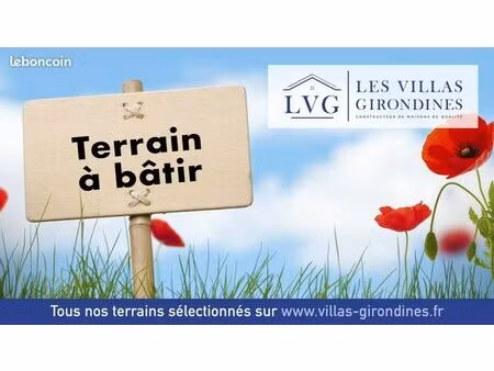 terrain 1 050 m² saint christoly de blaye