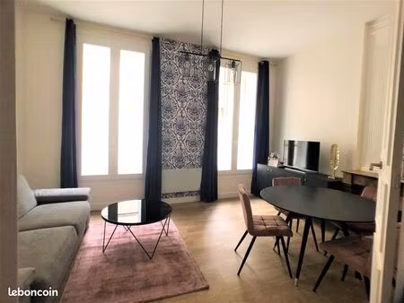 poitiers hyper centre  t2 meublé de 57m² avec cours