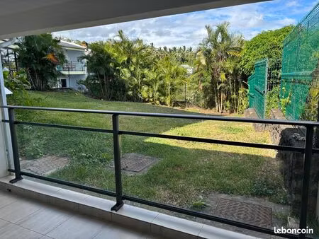 ? t3 meublé + varangue + double parking