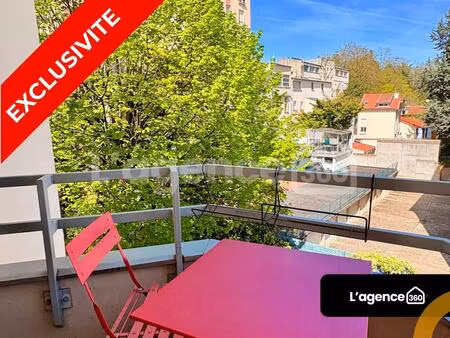 studio lumineux 30m2 avec balcon et parking - quai de la marne