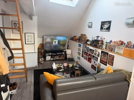 studio avec mezzanine – 29 m² – eau incluse