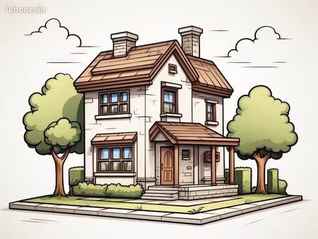 maison avec espace vert