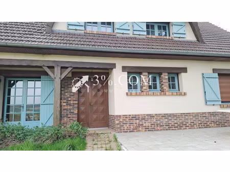 proche blangy : pavillon 1985 - 4 ch - 125 m² hab sur sous sol + 1400 m² de terrain