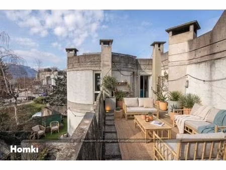 duplex t4 rénové avec 3 terrasses | éco-quartier renaudie – saint-martin-d’hères