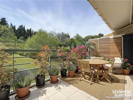 appartement grasse 3 pièces 65 m²  lumineux  calme  séniors   dernier étage.