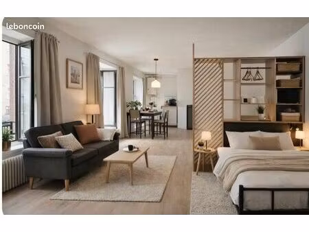 studio neuf lumineux équipé