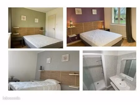 chambre meublée avec sanitaires privatifs et cuisine partagée toutes charges comprises moy