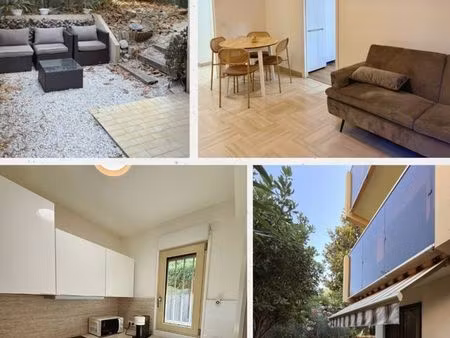 appartement refait à neuf avec jardin + clim cimiez