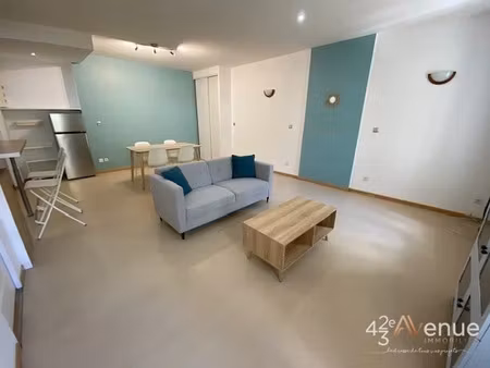 location meublée appartement 2 pièces 60.8 m² à saint-etienne (42000)  625 €