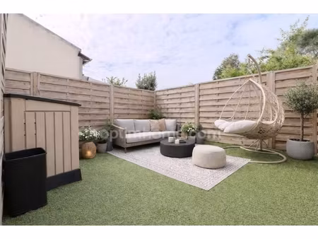 93150 - le blanc-mesnil – duplex récent – double jardin – terrasses – parking sécurisé